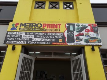 Chromadeck Sign with Steel Frame